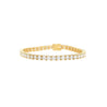 1-10 Carat Diamond Tennis Bracelet 14K Gold 4-Prong for Women