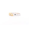 1 Carat TW Natural Cushion Fancy Yellow Diamond 5-Stone Band