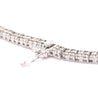 10 Carat Natural Diamond Two Strand Riviera Graduated Tennis Necklace Platinum