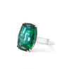 12.68 Carat Zoisite Green Tanzanite & Diamond Ring in Platinum 950 | IGI Certified