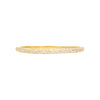 18K Gold and Round Pink Diamond Pave Set Bangle Bracelet