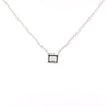 1.21 Carat Cushion-Cut Lab Grown Diamond Solitaire Pendant Necklace in 14K White Gold 16 Inch Chain