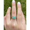 1.93 Carat Colombian Emerald set in Art Deco Platinum filigree ring