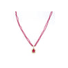 22.41 Carat Cabochon Cut Ruby Pendant In Tiffany & Co. Signed Bead Necklace