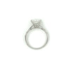 2.82 Carat Radiant Cut Lab Grown Diamond Ring in 18K White Gold IGI Certified