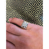 3 Carat Round Cut Natural Diamond Solitaire Mens Ring in 14K Solid Gold