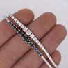 3 Carat Sapphire & Diamond Graduated Tennis Bracelet