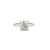 3 carat, G, VS2, IGI Certified Elongated Cushion Lab Diamond Ring