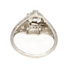 Antique Art Deco Era Platinum 1 Carat Old European Cut Diamond Ring