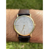 Antique Audemars Piguet Watch in 18k Yellow gold with calfskin Leather Strap