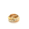 Cartier 3 Band Trinity Ring in 18K Solid Gold Size 4