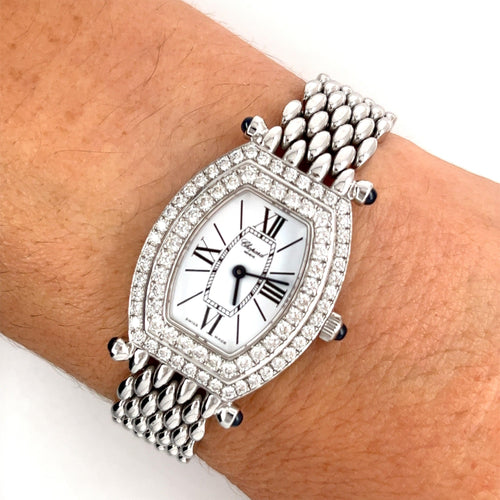 6560-23 Diamond Bezel Watch in 18k White Gold