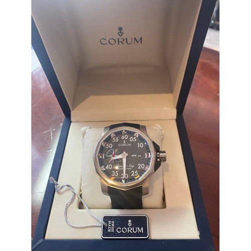 Corum Admirals Cup Black Dial Mens Watch 94793104.0371