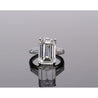 GIA Certified 10.03 Carat Emerald Cut J/VS1 Diamond Platinum Three Stone Ring