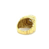 Henry Dunay Diamond Cluster Ring in 18K Ribbed Textured Yellow Gold