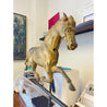 Horse Weathervane in Gold Gilt by J.W Fiske & Company