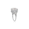 IGI Certified 9.54 Carat G/VS1 Lab Grown Diamond Vintage Platinum Ring