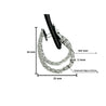 Inside Out Round Diamond Hoop Earrings | DR-34PCS-3.57CTW | SKU: ND1199-1