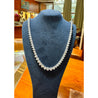 Natural 15.50 CTTW Graduated Diamond Riviera Tennis Necklace 18" in Platinum