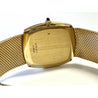 Piaget 9741 Vintage 18k Mens Watch with Gold Champagne Strap