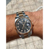 Rolex Datejust 36mm Dial and Jubilee Black Dial with Diamond Hour Markers