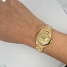 Rolex President Datejust 26mm Fluted 18K Gold Ladies Watch