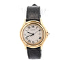 Vintage Cartier Cougar 116000R Watch 33mm in 18K Gold and Leather