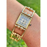 Vintage Cartier Square Link Watch in 14k gold - 21mm - Laides