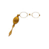 Vintage Retro Era Lorgnette Glasses With 14K Yellow Gold Case